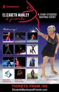 Poster for Liz's upcoming skating show.